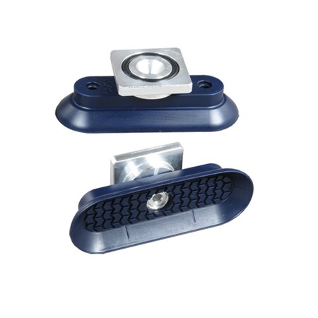 Fipa Bell shaped oval vacuum cup 80x30 mm, NBR blue, with R-Adapter 130.80x30.204.1